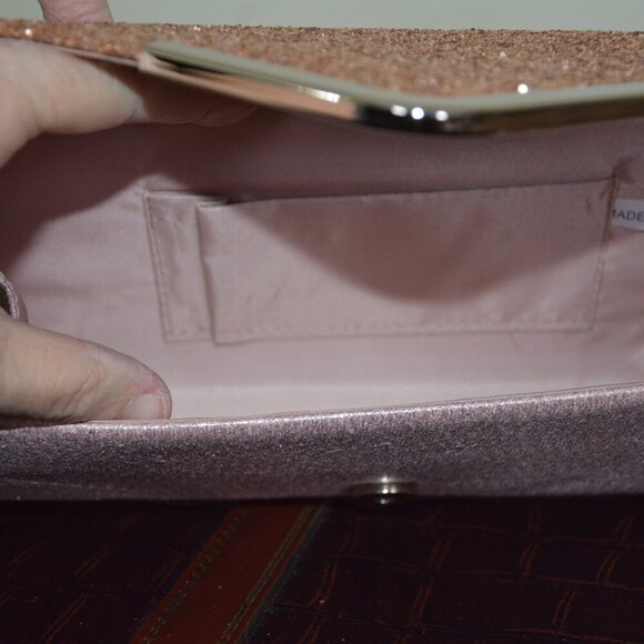 Clutch Purse Evening Bag for Women Prom Glitter Sparkling Envelope Handbag - Picture 7 of 13